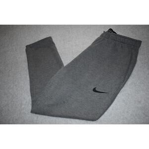 Nike Gym Pants Mens Size XL Pockets Gray Tapered Performance Dri-Fit Polyester